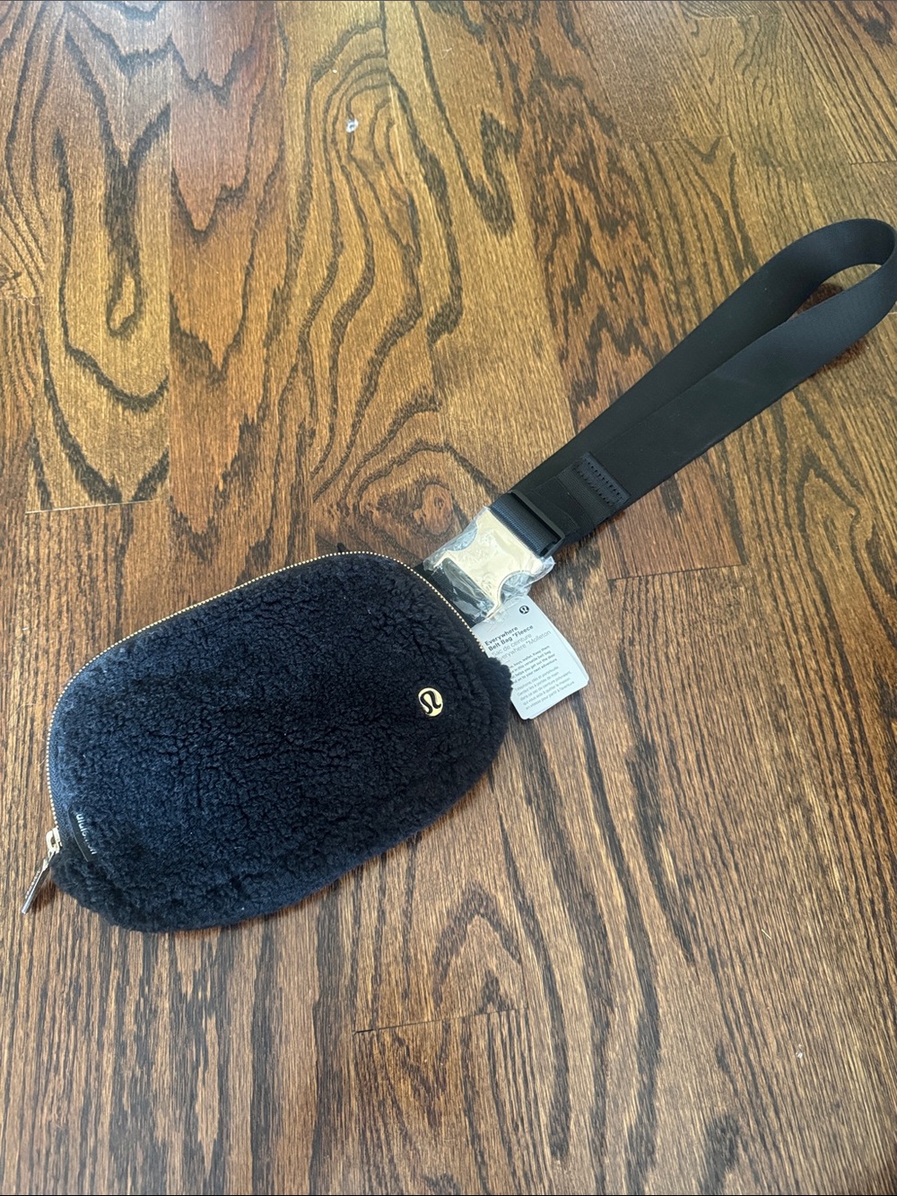 lululemon athletica Black Sherpa Waist Pouch